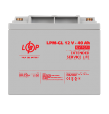 Акумулятор гелевий LPM-GL 12V - 40 Ah
