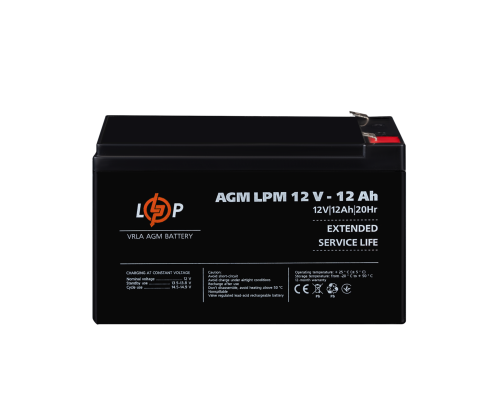 Акумулятор AGM LPM 12V - 12 Ah