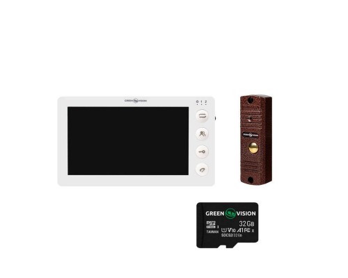 Комплект відеодомофону GV-947 SD-32Gb 