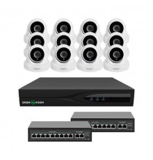 Комплект відеоспостереження на 12 камер GV-IP-K-W84/12 5MP