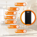 Акумулятор LP LiFePO4 25,6V - 230 Ah (5888Wh) (BMS 200A/100А) пластик LCD Smart BTСистема резервного живлення LP Autonomic Ultra FW 3500W (АКБ12000Wh) Чорний мат