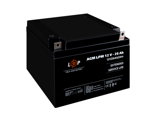 Акумулятор AGM LPM 12V - 26 Ah 