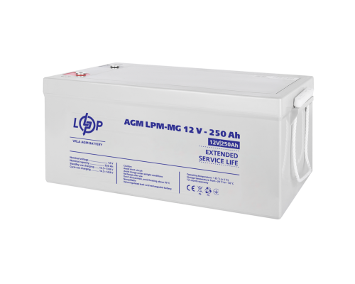 Акумулятор мультигелевий LPM-MG 12V - 250 Ah 