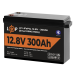 Акумулятор LP LiFePO4 12,8V - 300 Ah (3840Wh) (Smart BMS 200А) з BT пластик 