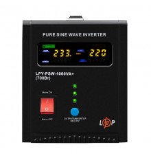 ДБЖ LogicPower LPY-PSW-1000VA+ (700Вт) 10A/20A з правильною синусоїдою 12V