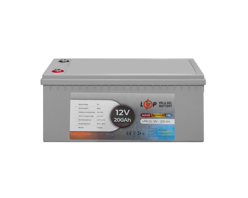 Акумулятор гелевий LPN-GL 12V - 200 Ah 