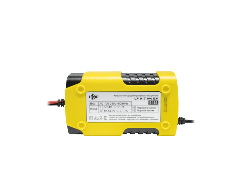 Зарядний пристрій для АКБ LP AC-017 6V-12V 1.7A 