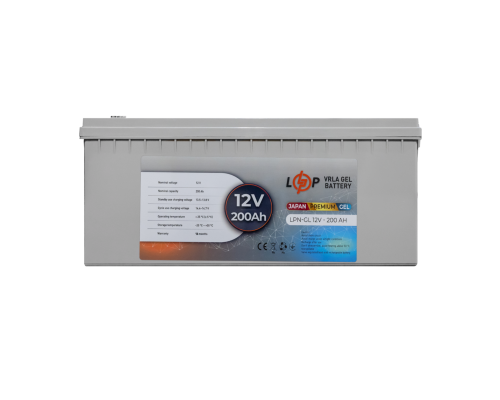 Акумулятор гелевий LPN-GL 12V - 200 Ah 