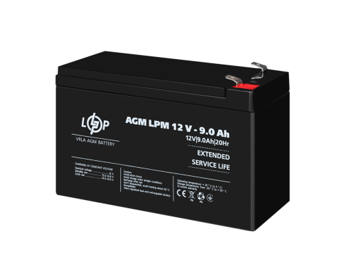 Акумулятор AGM LPM 12V - 9 Ah 