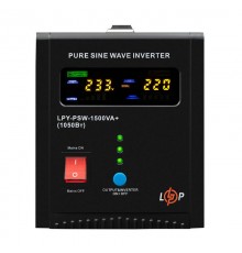 ДБЖ LogicPower LPY-PSW-1500VA+ (1050Вт) 10A/15A з правильною синусоїдою 24V