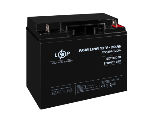 Акумулятор AGM LPM 12V - 20 Ah 