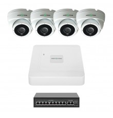 Комплект відеоспостереження на 4 камери GV-IP-K-W99/4 4MP
