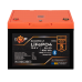 Акумулятор LP LiFePO4 12,8V - 64Ah (820Wh) (BMS 80A/64А) пластик Smart BT 