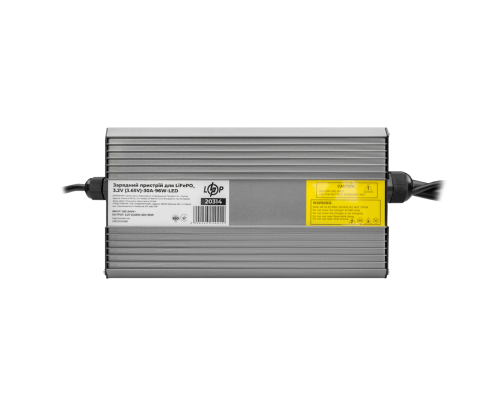 Зарядний пристрій для акумуляторів LiFePO4 3.2V (3.65V)-30A-96W-LED 