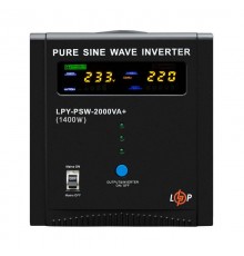 ДБЖ LogicPower LPY-PSW-2000VA+ (1400Вт) 10A/20A з правильною синусоїдою 24V