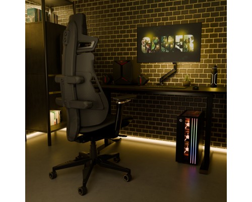 Геймерське крісло Cyberlux V10 Fabric Black (арт. GM-V10 FB) 