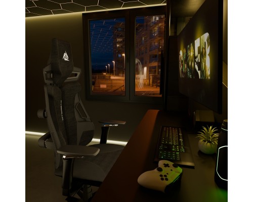 Геймерське крісло Cyberlux V10 Fabric Black (арт. GM-V10 FB) 