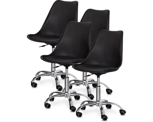 Комплект (4шт) крісло Evo-Kids Capri Black (арт. H-231 B/B-Х4) 