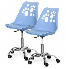 Комплект (2шт) дитяче крісло Evo-Kids Indigo Blue (арт H-232 BL/BL-Х2)