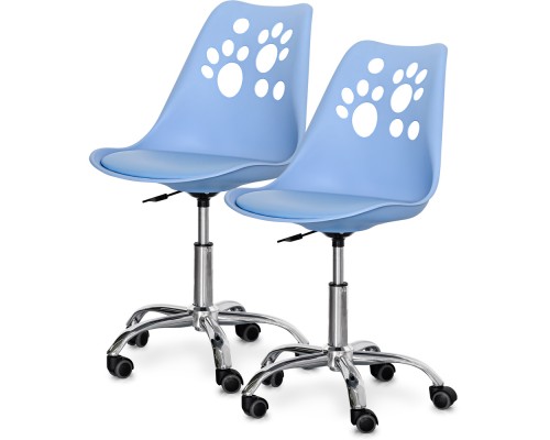 Комплект (2шт) дитяче крісло Evo-Kids Indigo Blue (арт H-232 BL/BL-Х2) 