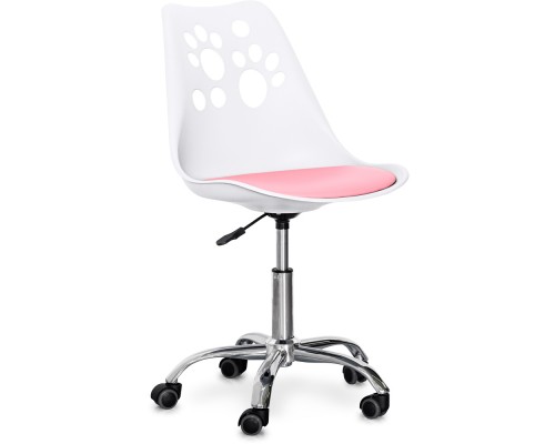 Дитяче крісло Evo-kids Indigo White / Pink (арт H-232 W/PN) 