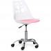 Дитяче крісло Evo-kids Indigo White / Pink (арт H-232 W/PN) 