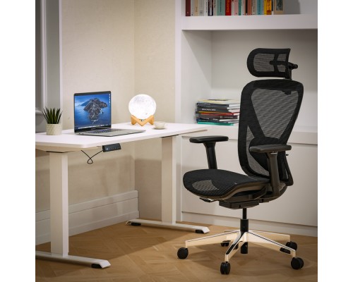 Крісло Mealux Q1 Air Black (арт. HF-Q1 M/B) 