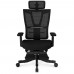 Крісло Mealux S6 Air Fabric Black (арт. HF-S6 F/B) 