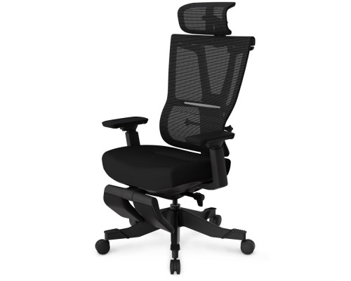 Крісло Mealux S6 Air Fabric Black (арт. HF-S6 F/B) 