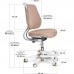 Дитяче крісло Evo-Kids Mio Ergo Lite Brown (арт.Y-507 Lite BR) 