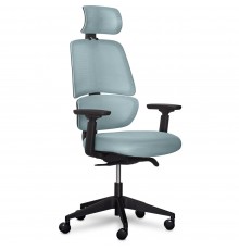 Крісло Mealux Leo Air Plus Grey / Blue (арт.Y-546 KBGL)