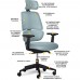 Крісло Mealux Leo Air Plus Grey / Blue (арт.Y-546 KBGL) 