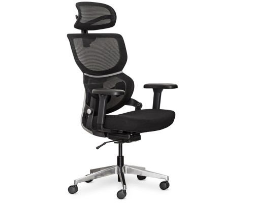Крісло Mealux Q3 Air Fabric Black (арт. HF-Q3 F/B) 