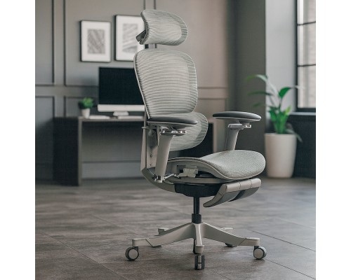 Офісне крісло Mealux Q5 Air Grey (арт. HF-Q5 M/G) 