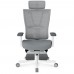 Крісло Mealux S6 Air Fabric Grey White (арт. HF-S6 F/GW) 