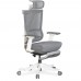 Крісло Mealux S6 Air Fabric Grey White (арт. HF-S6 F/GW) 