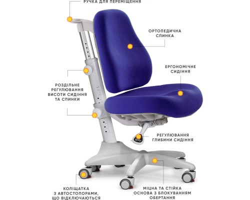 Крісло Mealux Match SB gray base (арт.Y-528 SB) 