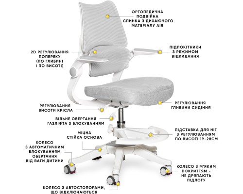 Дитяче крісло Fantasy Air G (арт.Y-608 G) 
