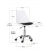 Комплект (2шт) крісло Evo-Kids Capri White / Black (арт H-231 W/B-Х2) 