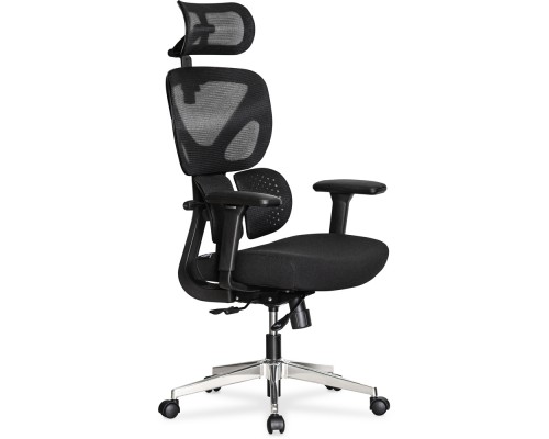 Крісло Mealux D1 Duo Air Fabric Black (арт. HF-D1 Duo F/B) 