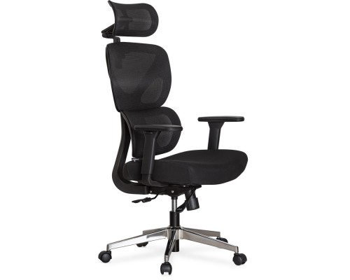 Крісло Mealux D1 Air Fabric Black (арт. HF-D1 F/B) 