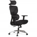 Крісло Mealux D1 Air Fabric Black (арт. HF-D1 F/B) 
