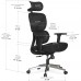 Крісло Mealux D1 Air Fabric Black (арт. HF-D1 F/B) 