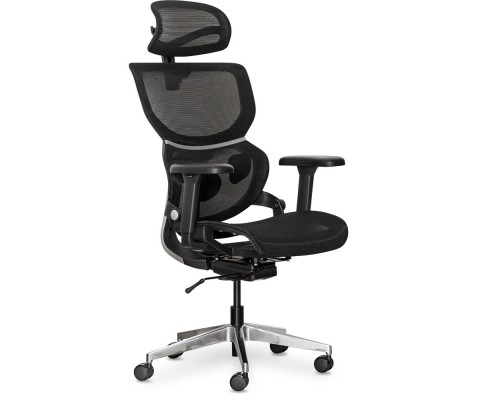 Крісло Mealux Q3 Air Black (арт. HF-Q3 M/B) 