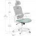 Підліткове офісне крісло Mealux Junior Air Olive (арт. HF-T1 F/DO) 