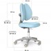 Дитяче крісло Mealux Sprint Duo Lite Blue (арт.Y-412 Lite KBL) 