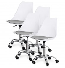 Комплект (4шт) крісло Evo-Kids Capri White / Grey (арт H-231 W/G -Х4)