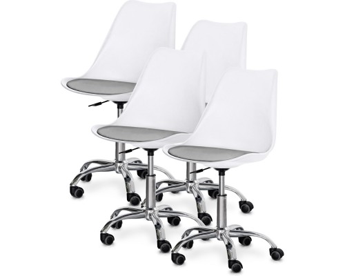 Комплект (4шт) крісло Evo-Kids Capri White / Grey (арт H-231 W/G -Х4) 