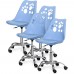 Комплект (4шт) дитяче крісло Evo-Kids Indigo Blue (арт H-232 BL/BL-Х4) 