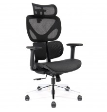 Крісло Mealux D1 Duo Air Black (арт. HF-D1 Duo M/B)